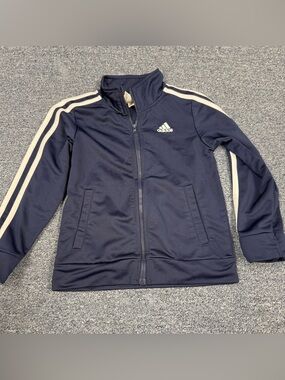 Adidas Blue Track Jacket Boys Size 5